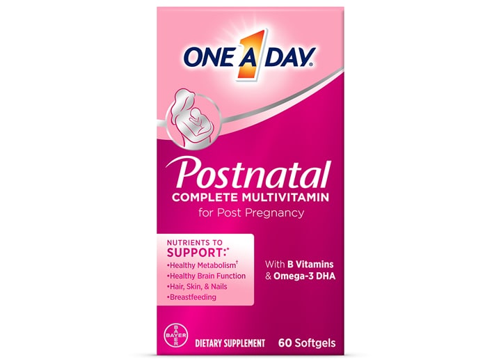 box of One A Day® Postnatal Complete Multivitamin